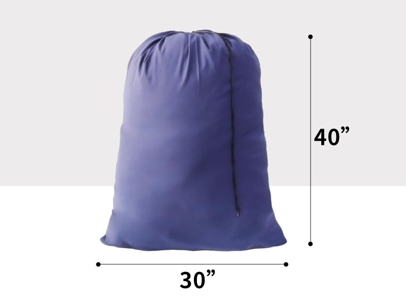 YETHAN Extra Large Laundry Bag 3 Pack Travel Laundry Bags Dirty Clothes Organizer with Drawstring Closure, 30"x40", for college, dorm and apartment (Blue) - Image 3